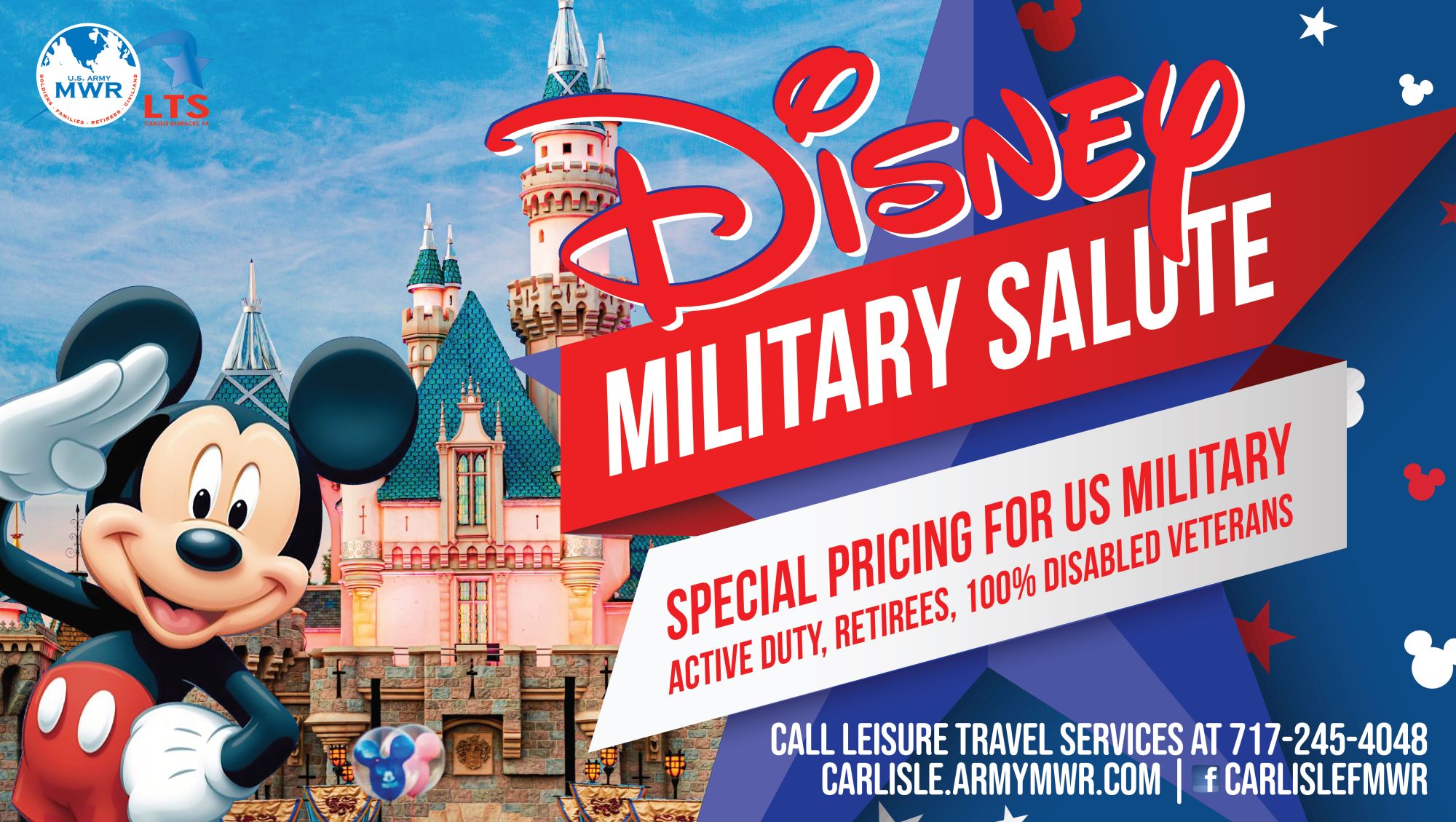 View Event Discounted Disney Theme Park Tickets for Military